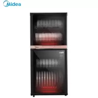美的（Midea）二星消毒碗柜 新款100系列中温烘干94L大容量双层高温立式消毒柜 94升厨房电器 家电
