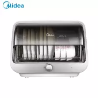 美的（Midea）消毒柜家用小型高温立式商用厨房桌面迷你台式碗筷碗柜餐具免沥水消毒 38升台式免安装
