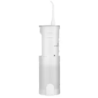 松下(Panasonic)家用充电式冲牙器便捷式水牙线洗牙机电动口腔清洁牙齿冲洗器牙齿清洁器 白色
