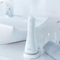 松下冲牙器洗牙器家用电动洁牙器去除牙石牙垢家用清洁神器水牙线 白色