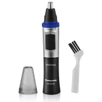 松下(Panasonic)鼻毛修剪器男用电动剃耳毛修剪刀女用修眉器可水洗 黑色