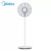 美的(Midea)电风扇落地扇家用落地风扇七叶小电扇台扇小风扇立式迷你鸿运转页扇 白色