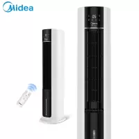 美的空调扇制冷小空调冷风机家用单冷风扇移动水空调卧室 黑+白