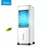 美的空调扇制单冷风机扇家用小水空调冷气风扇大容量加水蒸发式立式凉风加湿降温通风 白色