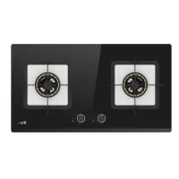 华帝(VATTI)JZT-B8415B 燃气灶天然气 台式嵌入式双灶具 5.0KW大火力家用 钢化玻璃(天然气) 5.0