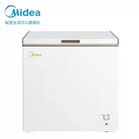 美的(Midea)201升 家商两用冷柜D+速冻 净味阻霜 冷藏冷冻转换冰柜 易洁内胆 金 BD/BC-201KM(E)