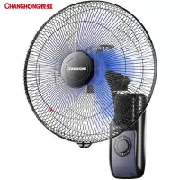 长虹(CHANGHONG)长虹壁扇电风扇挂壁式家用挂墙壁机械壁挂式摇头挂式餐厅工业墙扇 壁扇-机械款-延长线1M