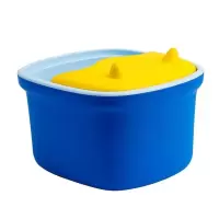 蓓慈洗脚盆洗脚桶保温家用塑料泡脚洗脚神器桶足浴三层泡脚桶 卡波蓝