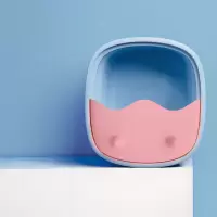 蓓慈泡脚盆泡脚桶家用塑料脚动按摩洗脚足浴桶三层保温洗脚桶 魔卡粉