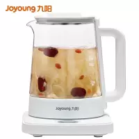 九阳(Joyoung)养生壶煮茶器煮茶壶电水壶热水壶烧水壶电热水壶迷你玻璃花茶壶 1.5L容量 白色