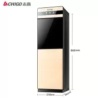 志高饮水机立式家用客厅办公室制热冷小型台智能桶装水全自动新款 金色 冰热