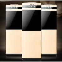 志高饮水机家用立式制冷制热冷热小型台式两用放桶装水全自动新款 金色 冰热