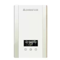 Chigo/志高即热式电热水器洗澡淋浴快速直热小型家用恒温 白色