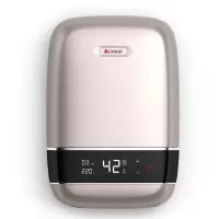 Chigo/志高即热式电热水器洗澡淋浴速热型家用小型卫生间 香槟金