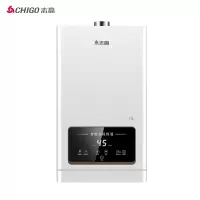 志高 CHIGO 燃气热水器 家用天然气 速热变频恒温降噪 强排式多点供水 JSQ32-C 16升(此款为天燃气 [1