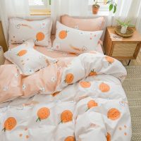 森朴四件套床单被罩春夏纯棉床品被套4件套