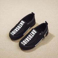 述雅尚美嘉足春秋新款儿童帆布鞋一脚蹬休闲鞋男童休闲牛仔板鞋男孩学生懒人鞋