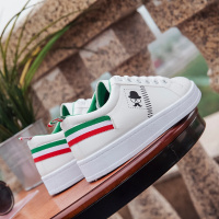 述雅2020春季新款休闲女鞋百搭皮面小白鞋韩版平底系带板鞋鞋