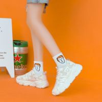 述雅休闲单鞋女2021新款春季百搭时尚厚底老爹鞋ins潮韩版鞋