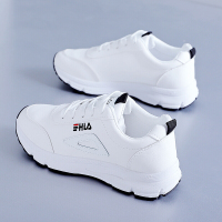 述雅学院日风常穿搭平底跑步鞋韩版新款百搭休闲小白鞋春季皮面瘦瘦鞋