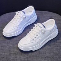 述雅2021春新款百搭学生小白鞋女ins透气鞋子韩版厚底休闲一脚蹬板鞋