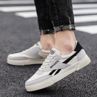 春季透气港风男鞋男百搭潮鞋子男学生鞋37码38码透气帆布鞋男板鞋