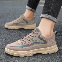 2021春季新款工装英伦风潮流休闲鞋韩版百搭板鞋港风学生潮男鞋子