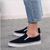 全黑色春季板鞋布鞋休闲鞋懒人帆布鞋百搭透气38码男鞋45码46大码