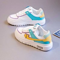 桔宿2021新款秋季百搭马卡龙小白鞋女学生休闲运动板鞋女鞋白鞋子潮