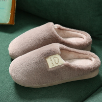 桔宿棉拖鞋男士秋冬季家居室内厚底家用保暖毛毛戎情侣棉鞋女冬天