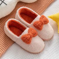 桔宿月子鞋女冬室内10月新款可爱情侣包跟棉鞋地板保暖软底家居棉拖鞋