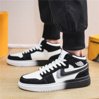 东元晶2021新款冬季高帮男鞋韩版潮流篮球运动小白鞋休闲学生板鞋