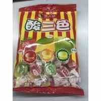 马大姐酸三色硬糖100g