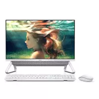 戴尔(DELL)灵越7400一体机IPS微边框大屏12代CPU办公商用家用网课前台电脑23.8英寸 12代酷睿 I7-12700/8/256G/RX6500M-4G显卡