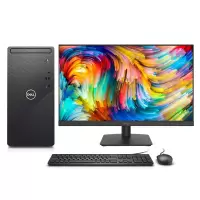 戴尔(DELL)成就3910 台式机电脑主机商用办公家用网课炒股台式机电脑主机12代酷睿 整机配21.5英寸显示器 定制:i5-12400 16G内存 1T机械+256G固态