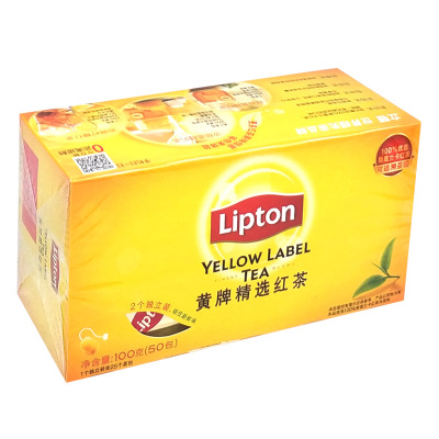 精选红茶袋泡茶叶37g包25包100克正品斯里兰卡进口红茶包