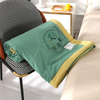 吉祥三宝家纺艾草驱蚊夏凉被夏被单人空调被夏季被子春秋被芯可机洗