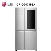 LG冰箱GR-Q2473PSA 643升大容量透视窗对开门中门风冷变频冰箱速冻恒温过滤系统 童锁保护