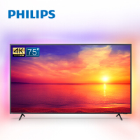 飞利浦电视 75PUF8565/T3 75英寸4k超高清3G+32G舒适蓝护眼环景光网络智能液晶平板电视机