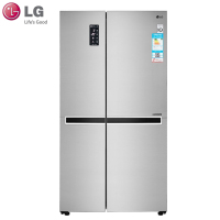 LG冰箱GR-B2471PAF 647升对开门风冷变频冰箱 智能电脑控温 LED显示屏 全抽屉冷冻室 银色