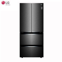 新品LG 541升法式多开门电冰箱风冷无霜直流变频节能F531S11B银色