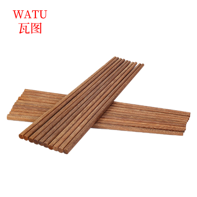 瓦图(WATU) 铁木筷 无漆无蜡木筷子 25cm 10双装