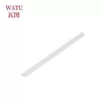瓦图 透明吸管一次性鲜榨果汁吸管 22cm 透明 500支 3包装