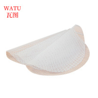 瓦图 圆形硅胶垫 蒸馒头屉布 硅胶蒸笼布 直径32cm 10片装 包