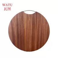 瓦图 圆形乌檀木菜板 40*3cm 个