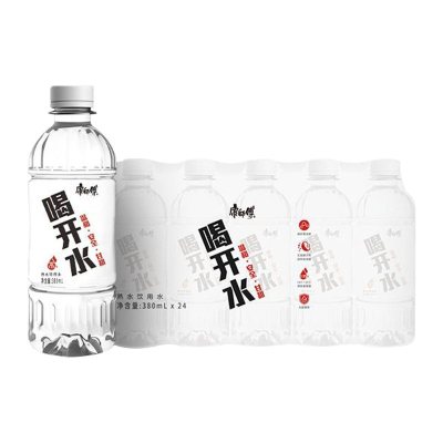 康师傅 喝开水380ml*12/24瓶 熟水温和 饮用水 家庭装