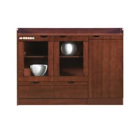 丽澜居三门茶水柜储物柜矮柜备餐柜LLJ-121规格1200*400*850