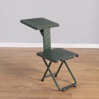 丽澜居多功能折叠椅便携折叠凳士兵学习凳子营房折叠椅军绿学习凳LLXXY01型