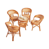 景鹏藤椅5件套 JP-0196