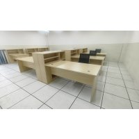 铜林单人位办公桌TL-0052